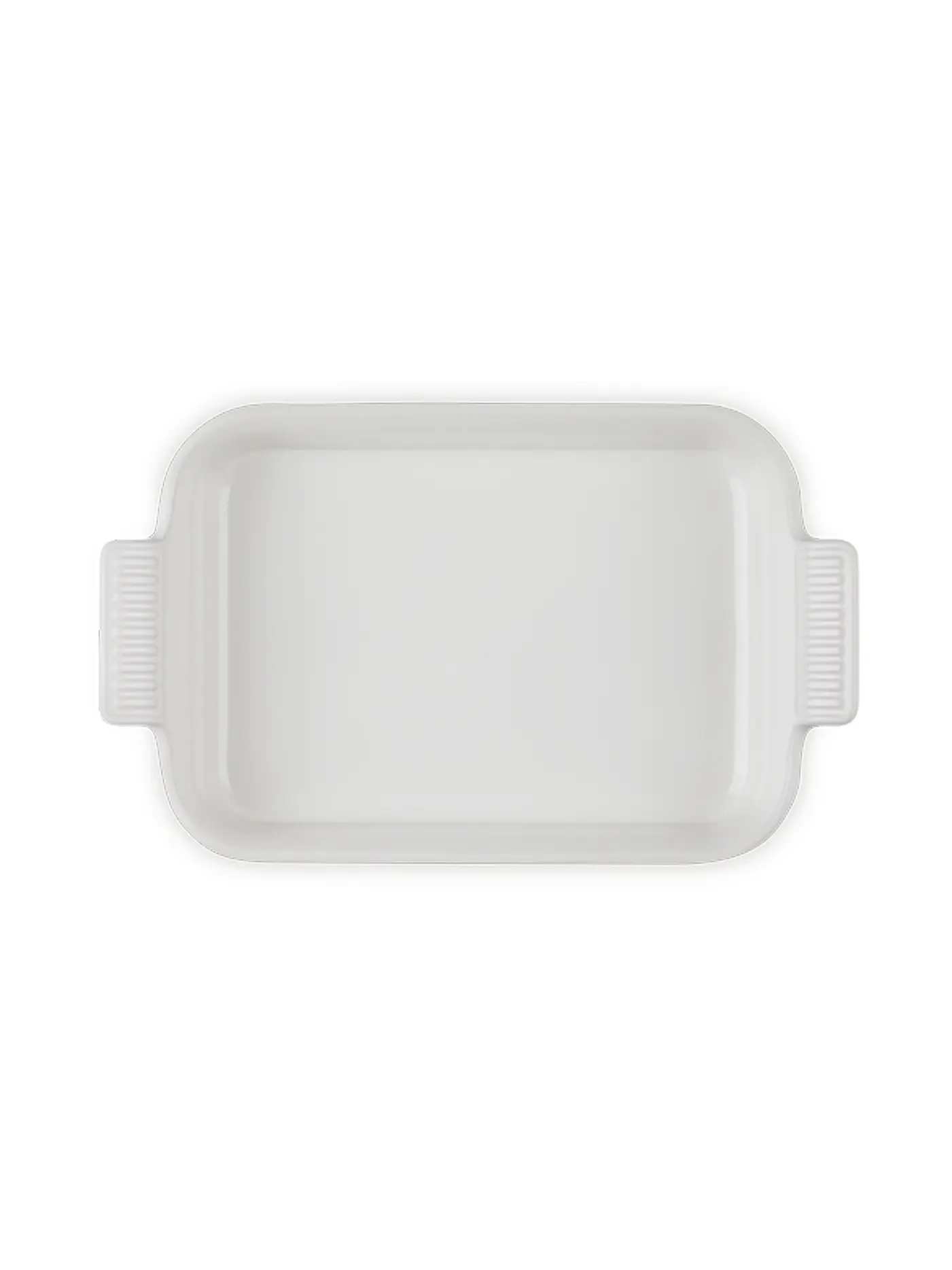 LE CREUSET | Rechteckige Auflaufform Tradition aus Steinzeug 26x19cm Meringue | 